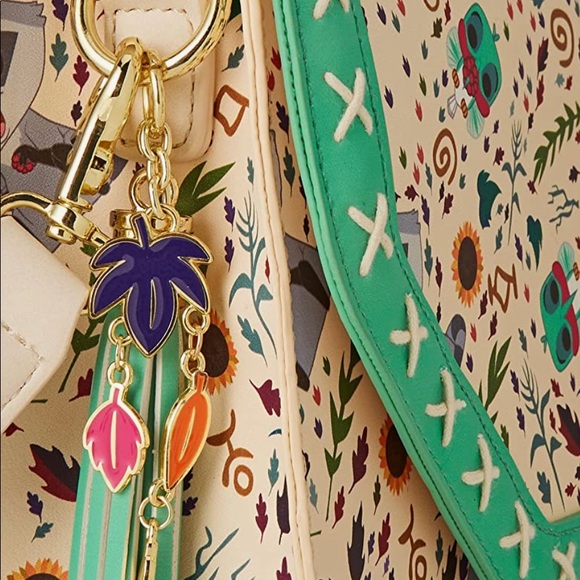 NWT Loungefly Disney Pocahontas Meeko & Flit Crossbody - Picture 2 of 4